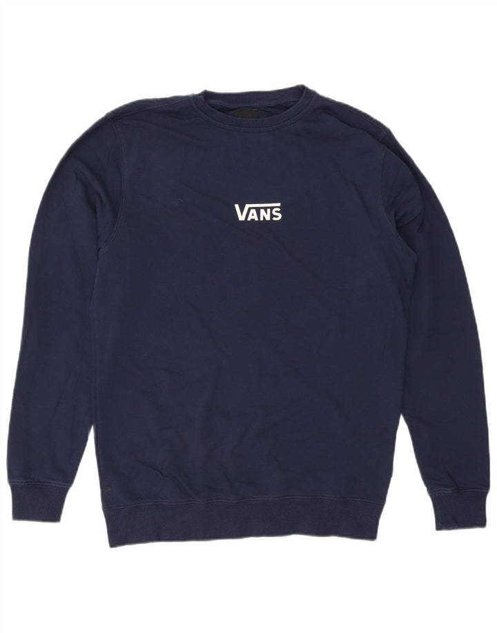 Vans muški džemperi mali tamnoplavi pamuk