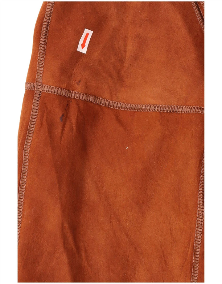 VINTAGE ženski kaput od šišmiša IT 44 srednje smeđe kože