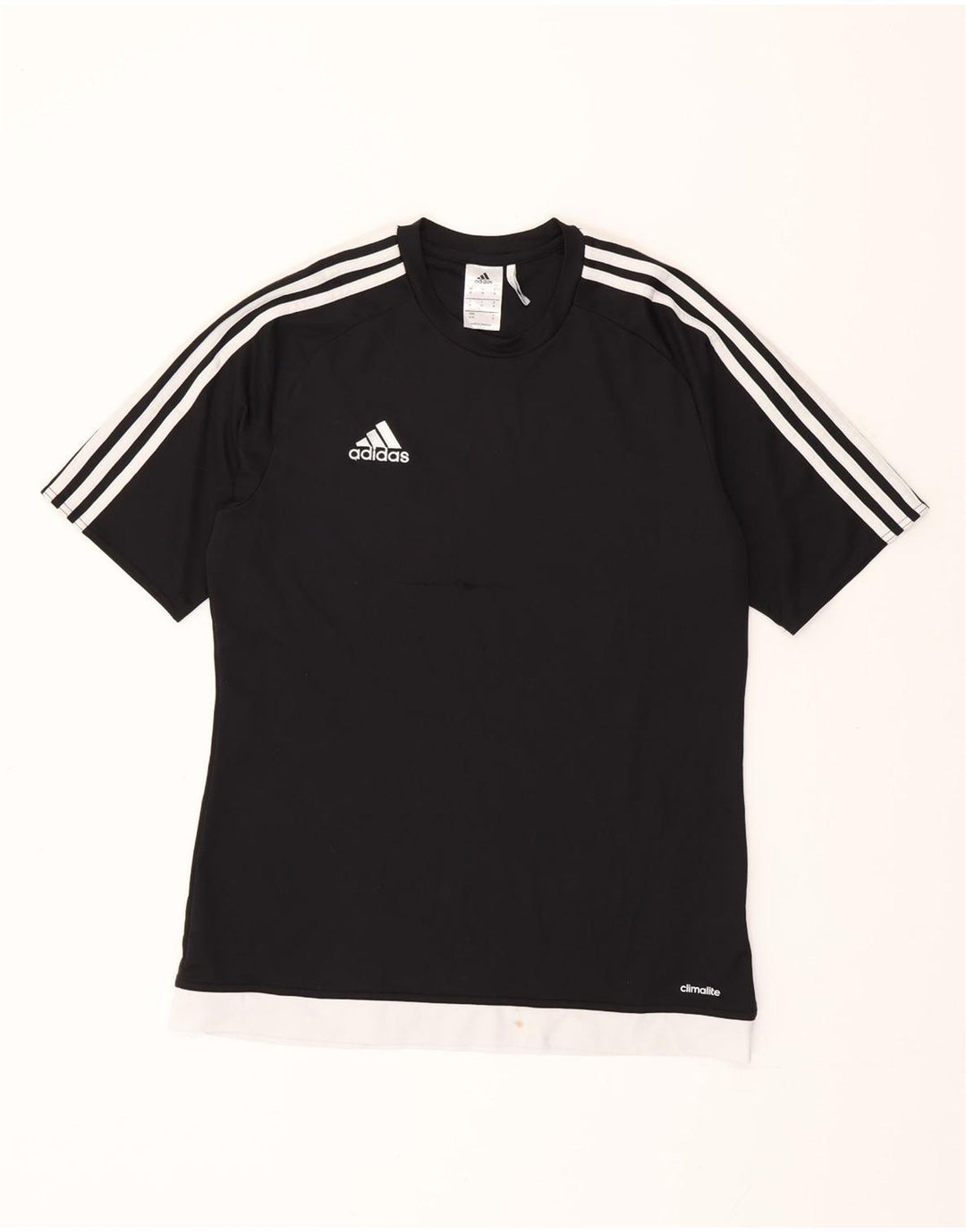 ADIDAS muška Climalite majica kratkih rukava Srednje crna poliesterska boja