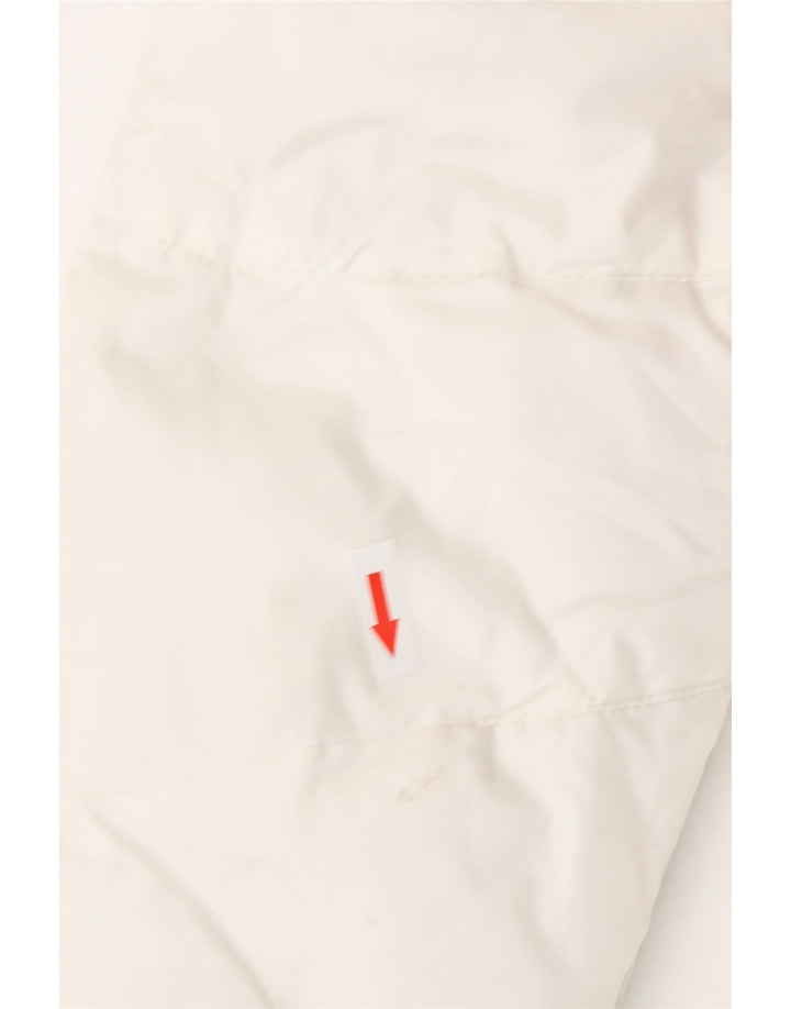 Guess ženska prevelika podstavljena jakna UK 6 XS bijeli poliester