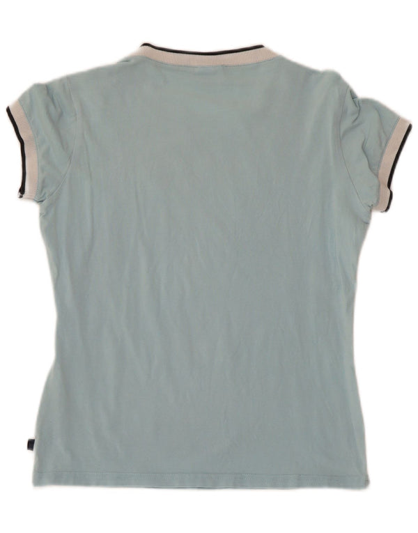 ASICS ženska majica kratkih rukava s grafičkim motivima UK 12 srednje plavi pamuk