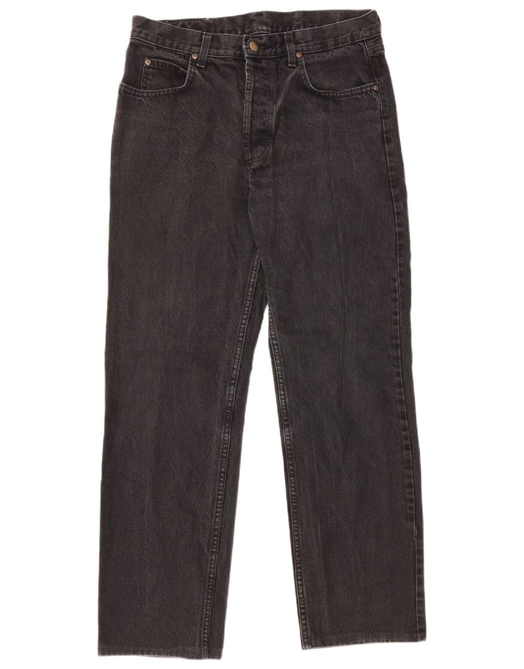 Lee Mens Chicago Straight Jeans W34 L29 crni pamuk