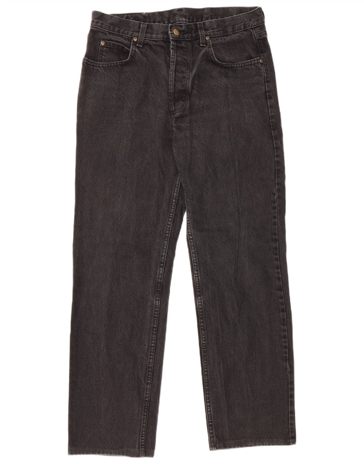 Lee Mens Chicago Straight Jeans W34 L29 crni pamuk
