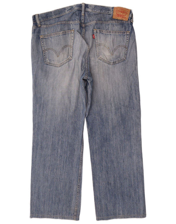 Levi's muške 550 ravne traperice opuštenog kroja W36 L30 plavi pamuk