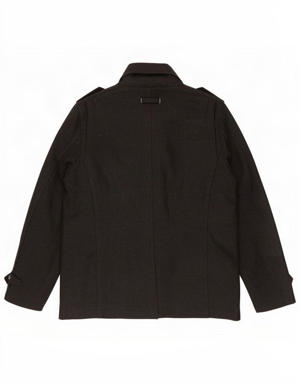 Via Cortesa Mens Utility Jacket UK 42 XL Siva vuna
