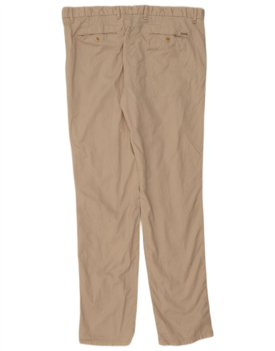 MASSIMO DUTTI Muške uske chino hlače EU 46 XL W36 L33 Bež pamuk