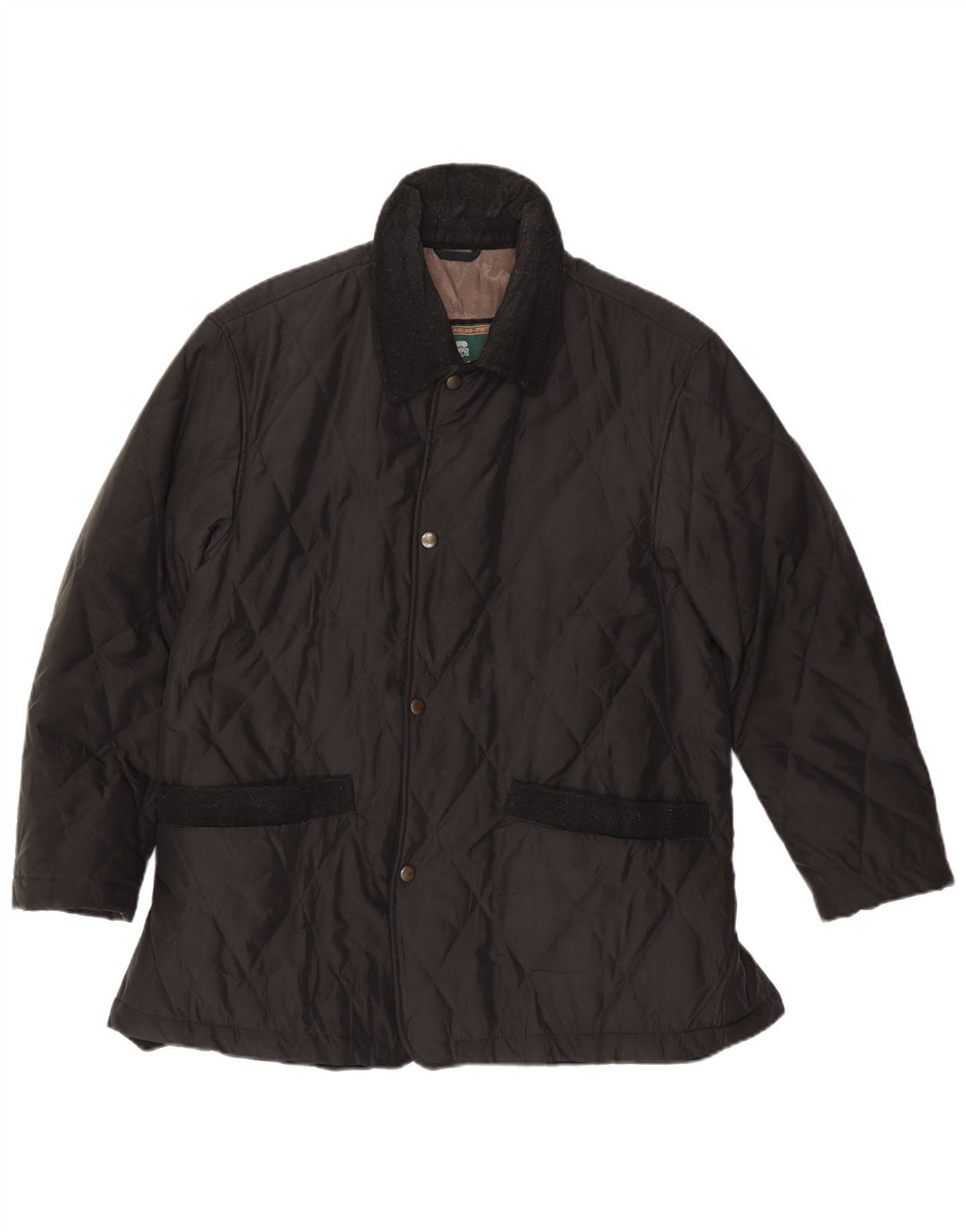 Corneliani muška prošivena jakna IT 50 Large Black Classic