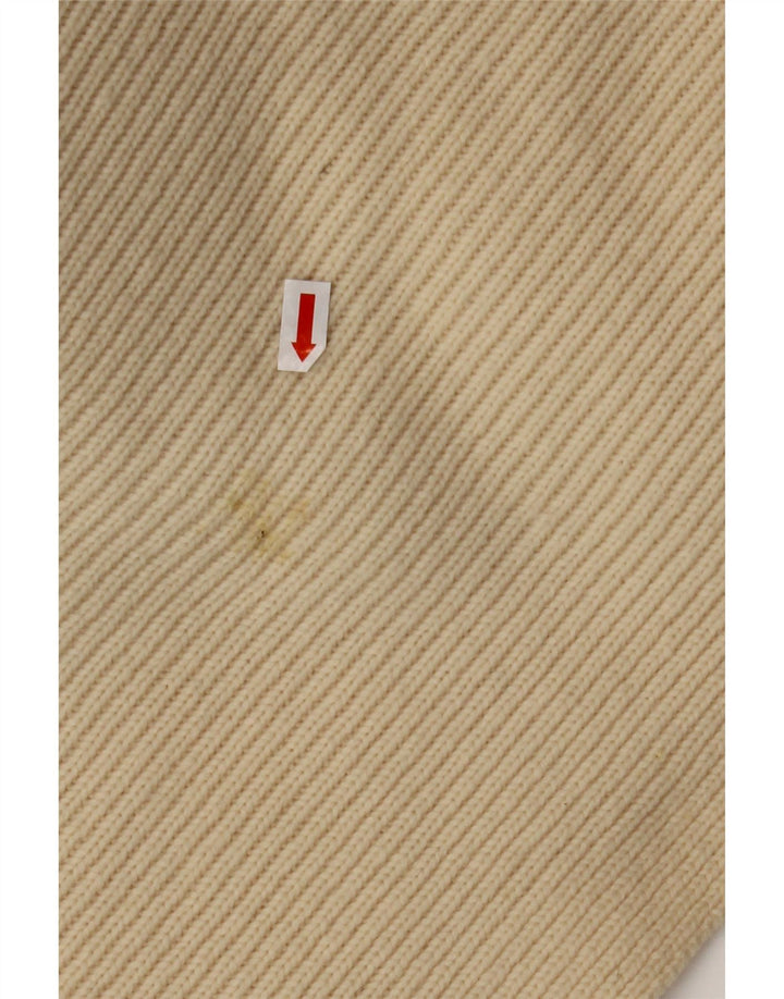 MARINA RINALDI Womens Asymmetric Poncho Jumper UK 14 Medium Beige