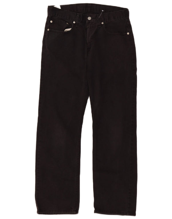 LEVI'S muške 514 ravne traperice W32 L30 crni pamuk