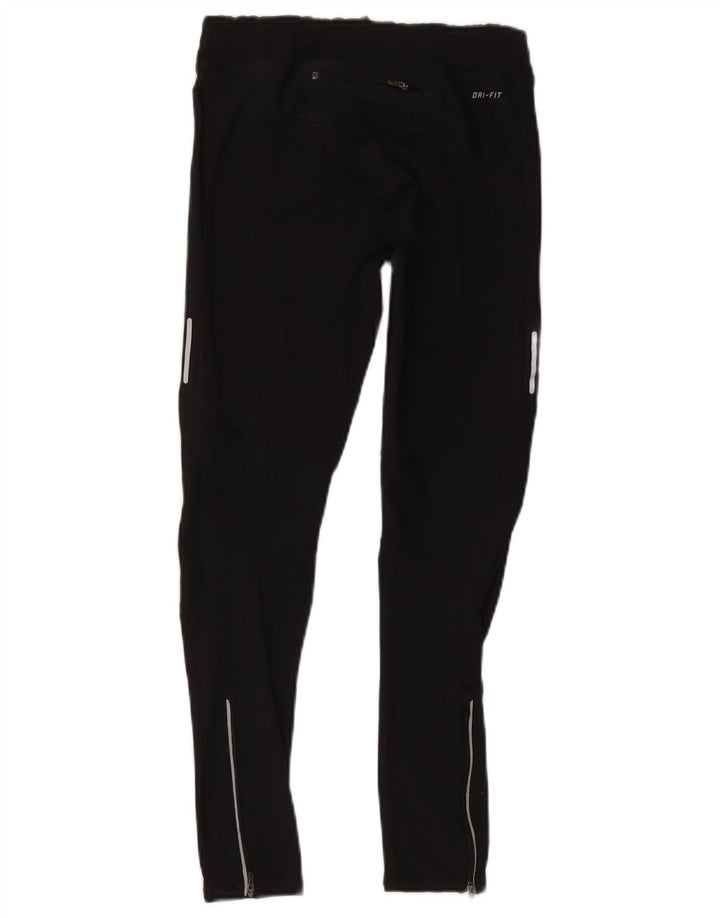 Nike Ženske Dri Fit Leggings UK 10 Male crne poliesterske