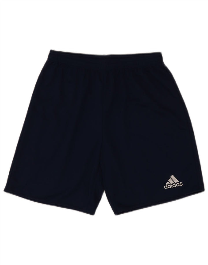 Sportske kratke hlače ADIDAS Climalite za dječake 15-16 godina tamnoplavi poliester