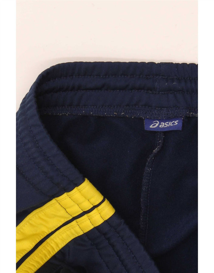 Asics muške hlače od trenirke male tamnoplave poliesterske boje