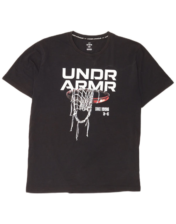 Under Armour muška majica s grafičkim motivima XL crni pamuk