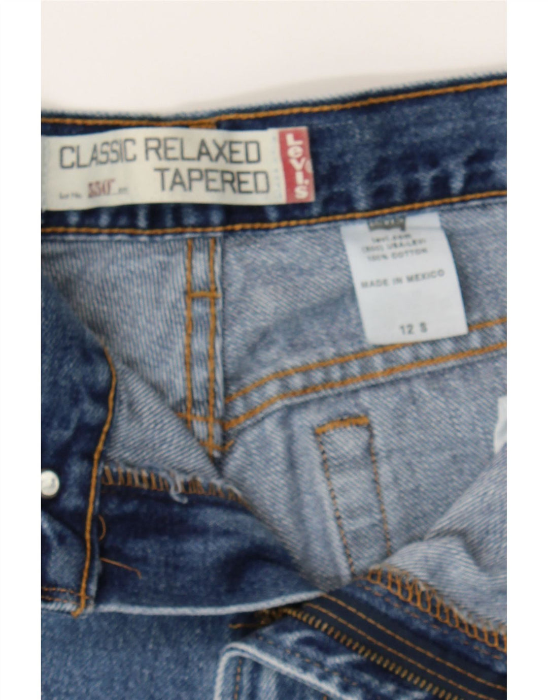 LEVI'S Womens Relaxed Classics Tapered Jeans US 12 Large W32 L28 Blue Vintage Levi's and Second-Hand Levi's from Messina Hembry 