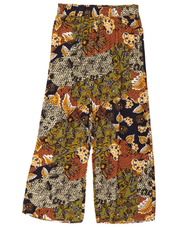 Ženske hlače Esprit UK 12 srednje W30 L30 Višebojna cvjetna viskoza