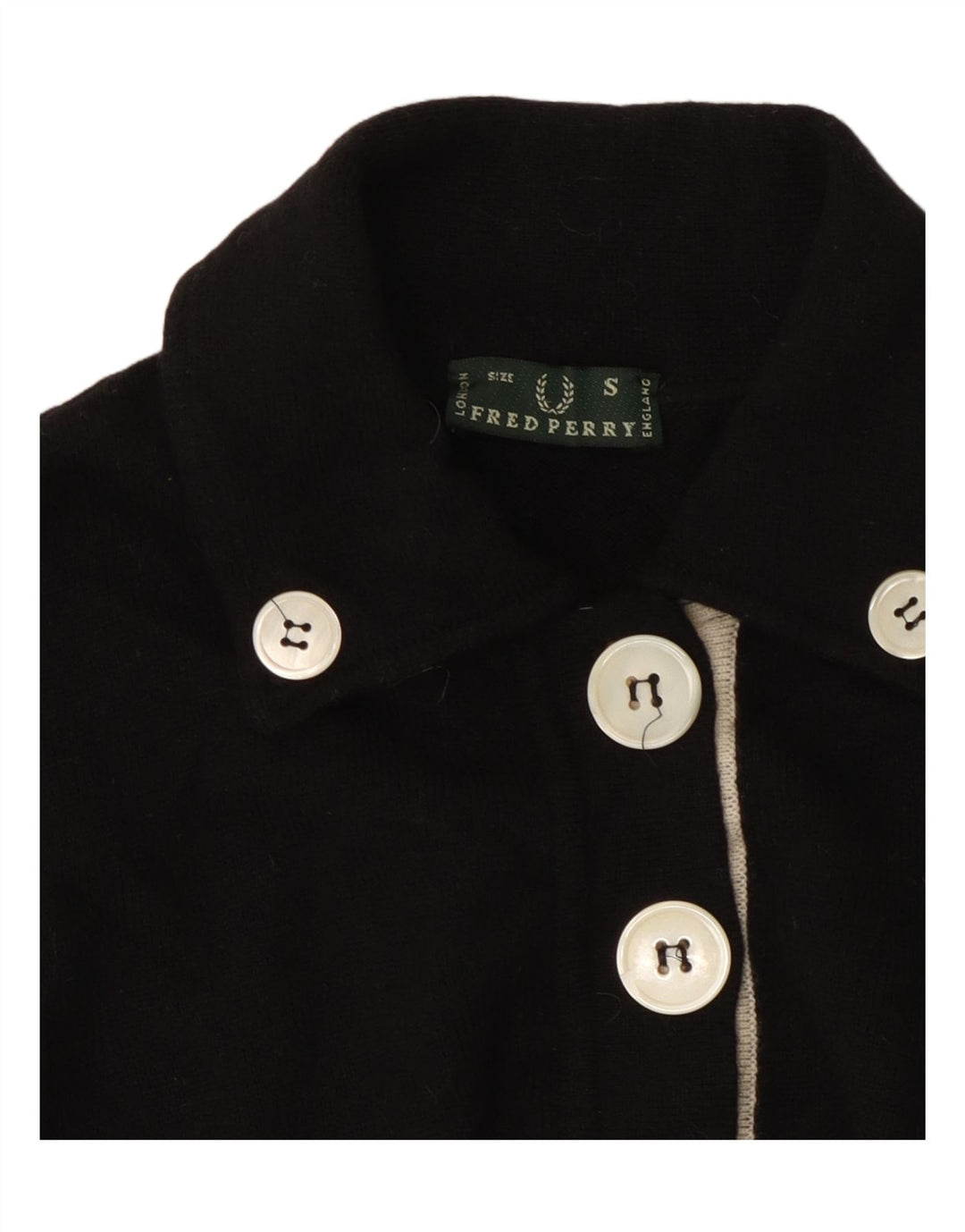 FRED PERRY Ženska polo majica UK 10 Mala crna