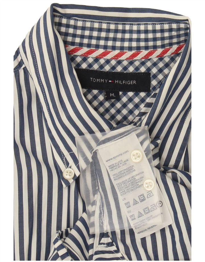 Tommy Hilfiger muška košulja, pamuk na srednje plave pruge