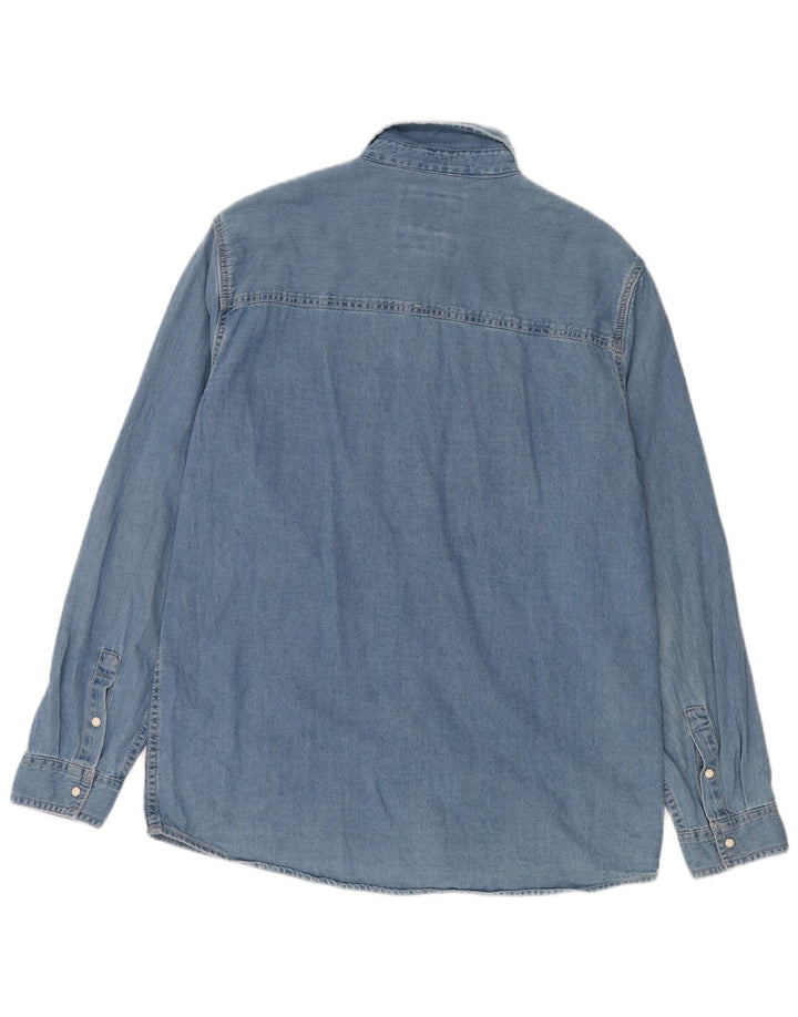 Zara muška traper košulja Large Blue Cotton