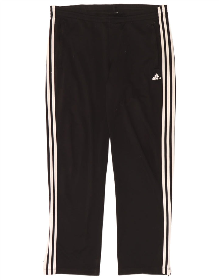 Adidas muške hlače za trenirku UK 40/42 Srednje crni poliester