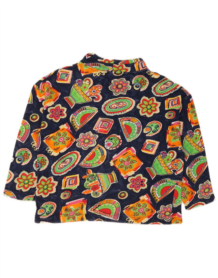 BENETTON Majica za djevojčice 11-12 godina, velika tamnoplava cvjetna