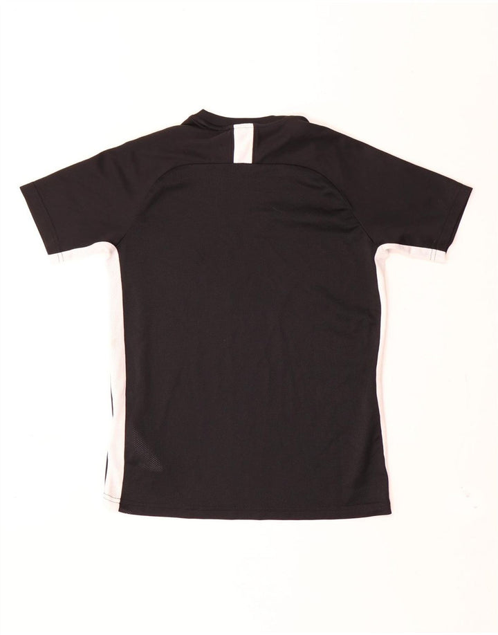 Nike Boys Dri Fit T-Shirt Top 12-13 Years Large Black Poliester