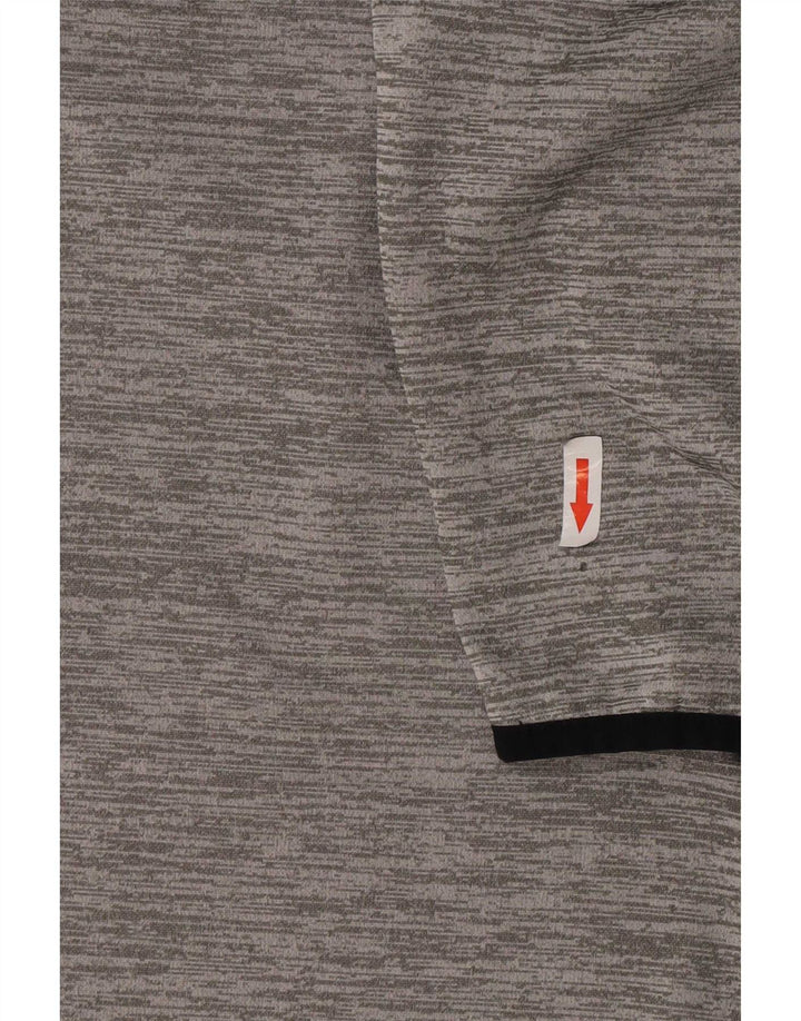 Under Armour muška majica s kratkim izrezom i velikim sivim pjegama od poliestera
