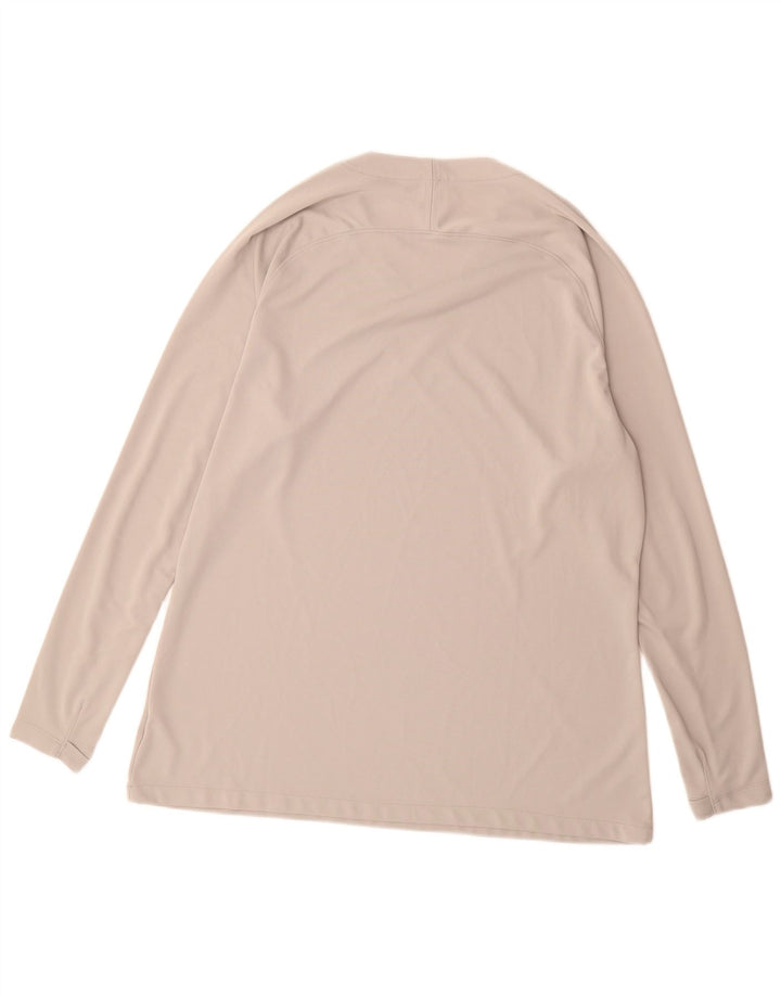 Nike muška Dri Fit Slim Fit majica dugih rukava 2XL sivi poliester