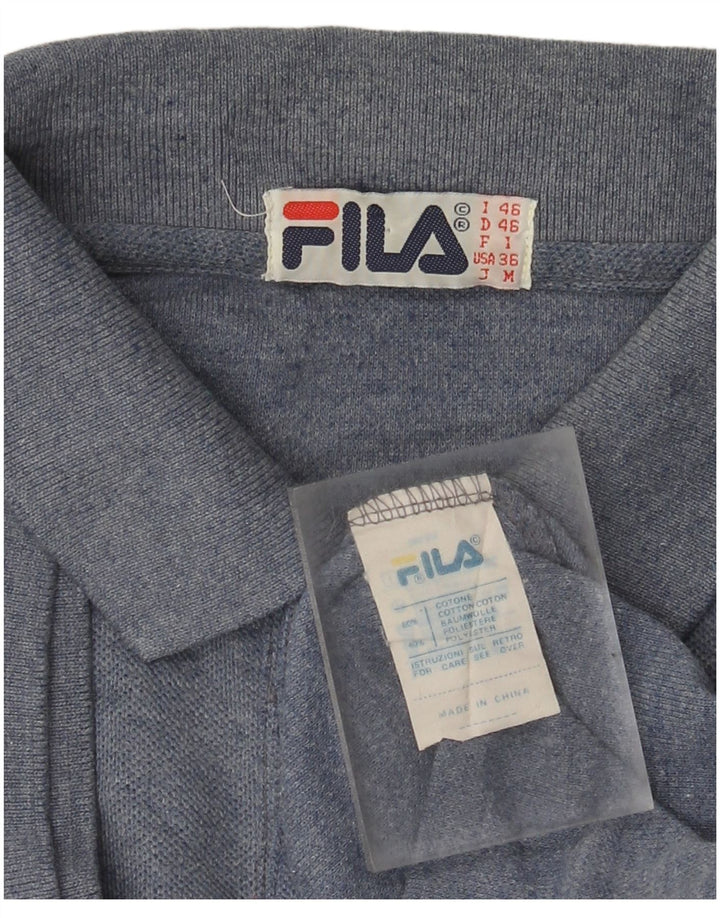 Fila Muška polo majica IT 46 Mali plavi flekasti pamuk