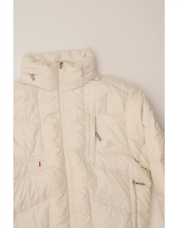 MOSCHINO Girls Padded Jacket 13-14 Years White Vintage Moschino and Second-Hand Moschino from Messina Hembry 