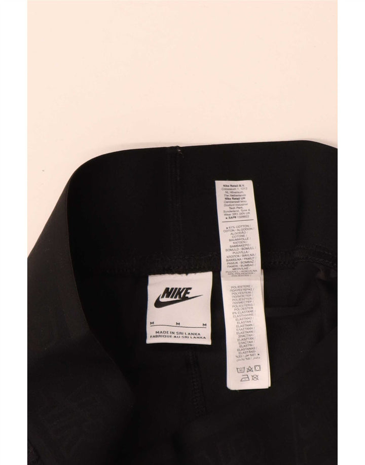 Nike ženske grafičke tajice UK 12 Srednje crni pamuk