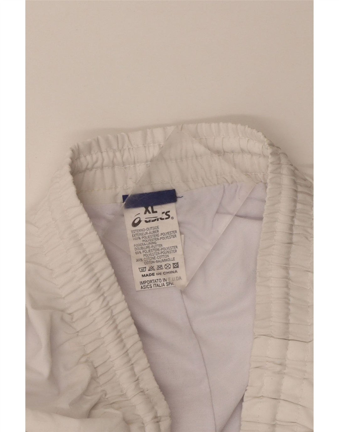 Asics Muška trenirka Hlače Joggers XL bijeli poliester