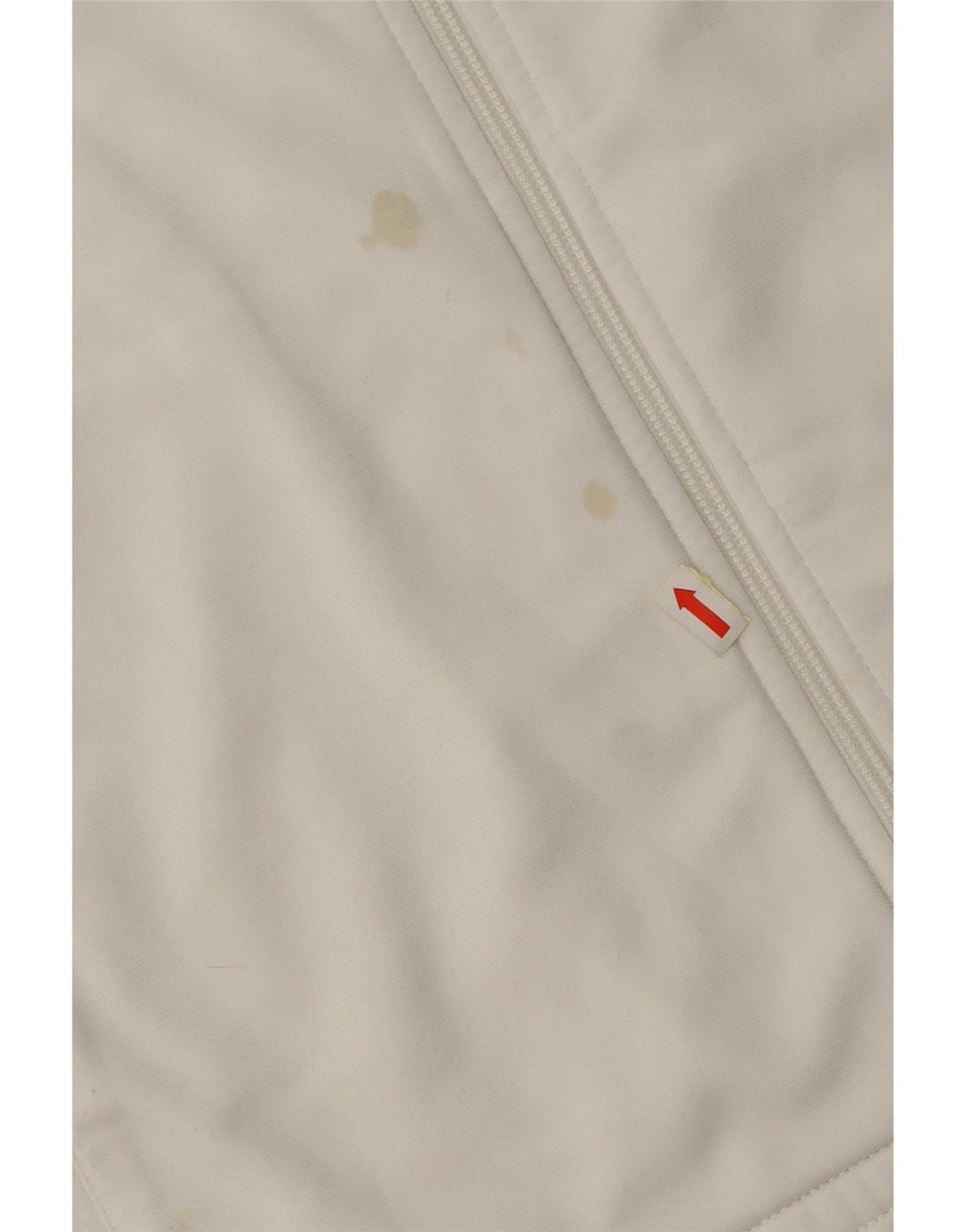 ADIDAS muška gornja jakna trenirke srednje bijele boje od poliestera