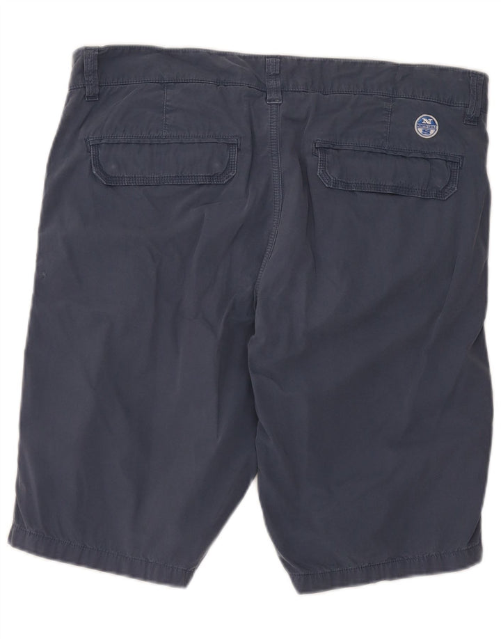 North Sails Muške kratke chino hlače s štipaljkama W36 velike tamnoplave