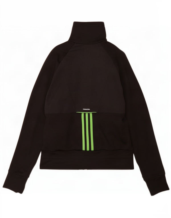 Adidas ženska trenirka Climacool gornja jakna UK 14 srednje crne boje