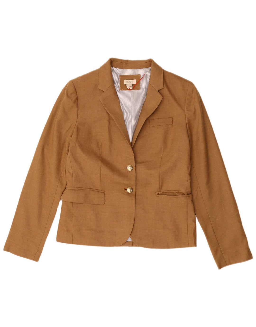 J. Crew Ženska jakna s 2 gumba US 6 Srednje smeđa vuna