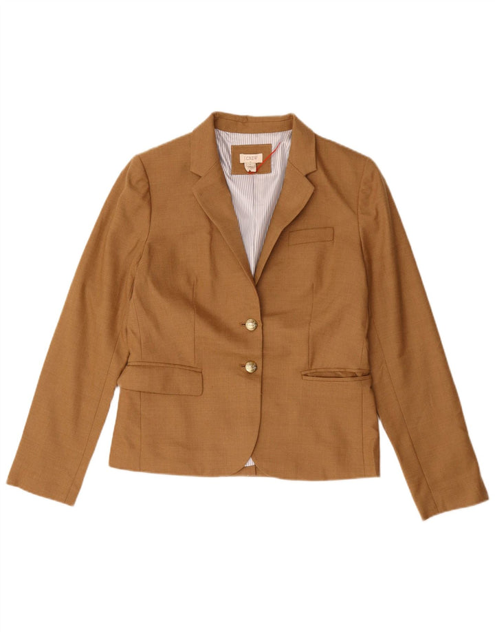 J. Crew Ženska jakna s 2 gumba US 6 Srednje smeđa vuna