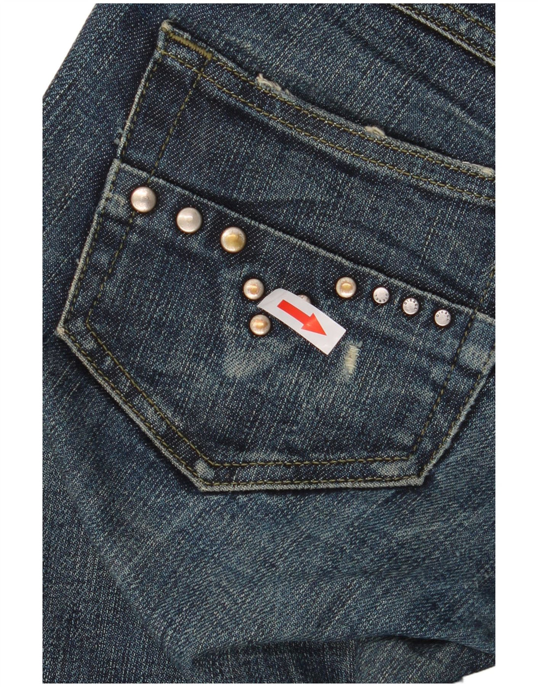 DIESEL Ženske uske traperice W28 L32 tamnoplavi pamuk