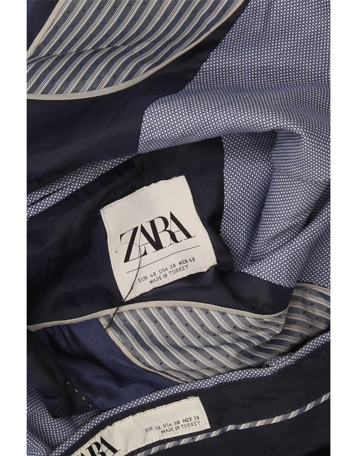 Zara muško odijelo s dva gumba EU 48 Srednje W32 L28 Plavo