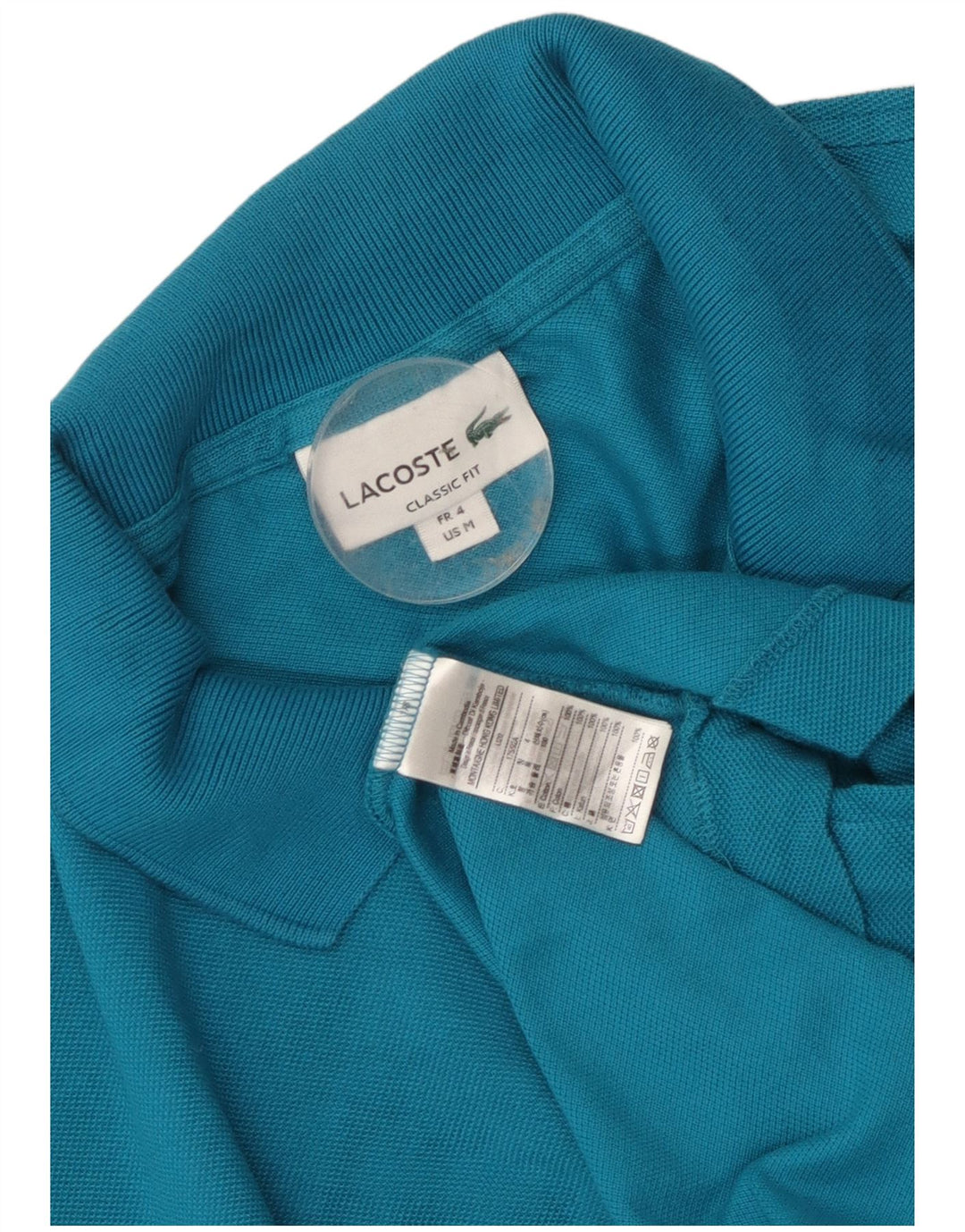 Lacoste muška klasična polo majica veličine 4, srednje plavi pamuk