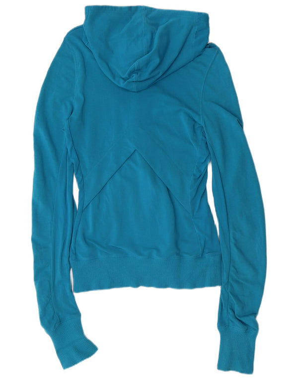 Nike muški pulover s kapuljačom s patentnim zatvaračem UK 6 XS plavi pamuk