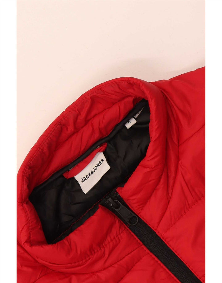 Jack & Jones muška podstavljena jakna UK 36 mala crvena