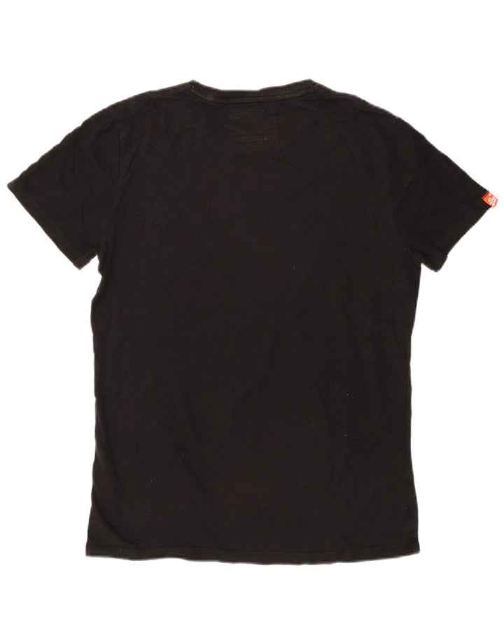 Superdry muška majica kratkih rukava Mala crna pamučna majica