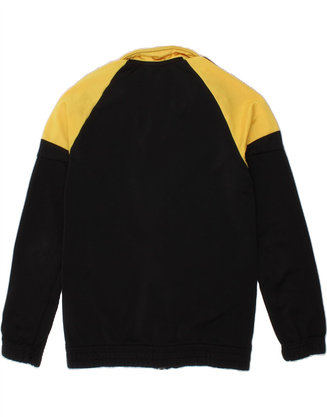 ADIDAS Boys Tracksuit Top Jacket 9-10 Years Black Colourblock Polyester Vintage Adidas and Second-Hand Adidas from Messina Hembry 