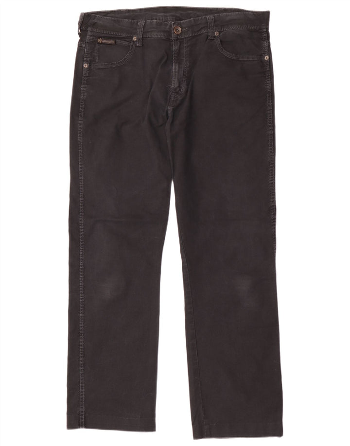Wrangler muške ravne traperice Clyde W36 L32 crni pamuk