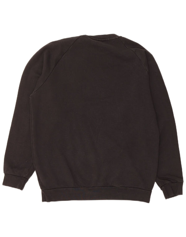 ADIDAS muški džemperi srednji crni pamuk