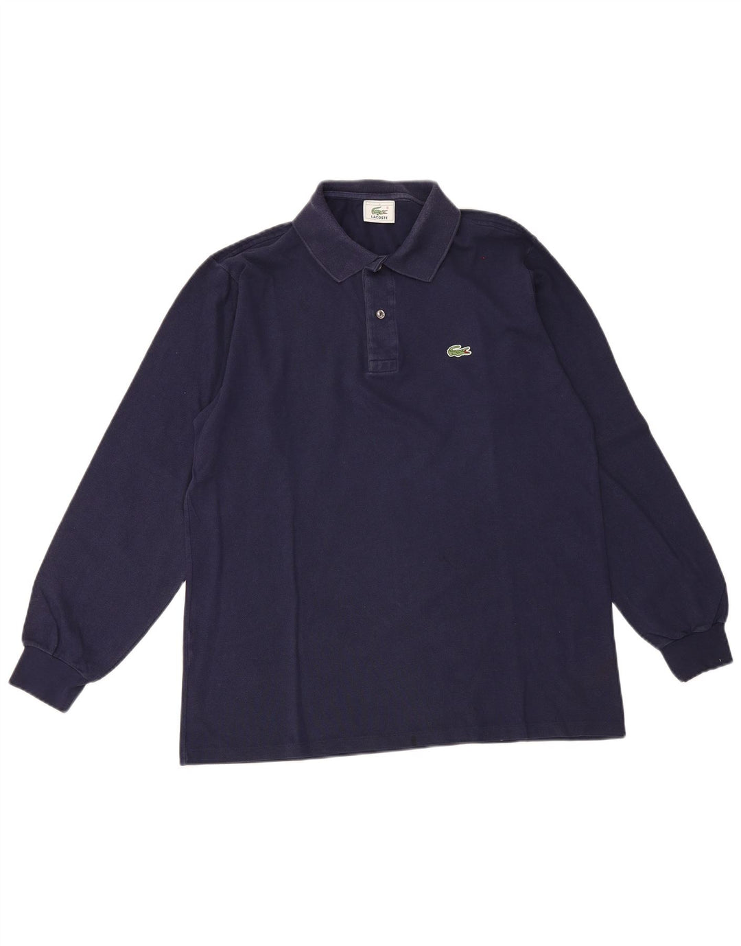 Lacoste muška polo majica dugih rukava, veličina 4, srednje tamnoplava