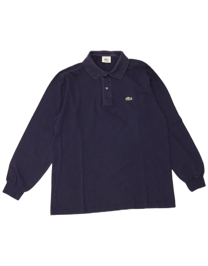 Lacoste muška polo majica dugih rukava, veličina 4, srednje tamnoplava