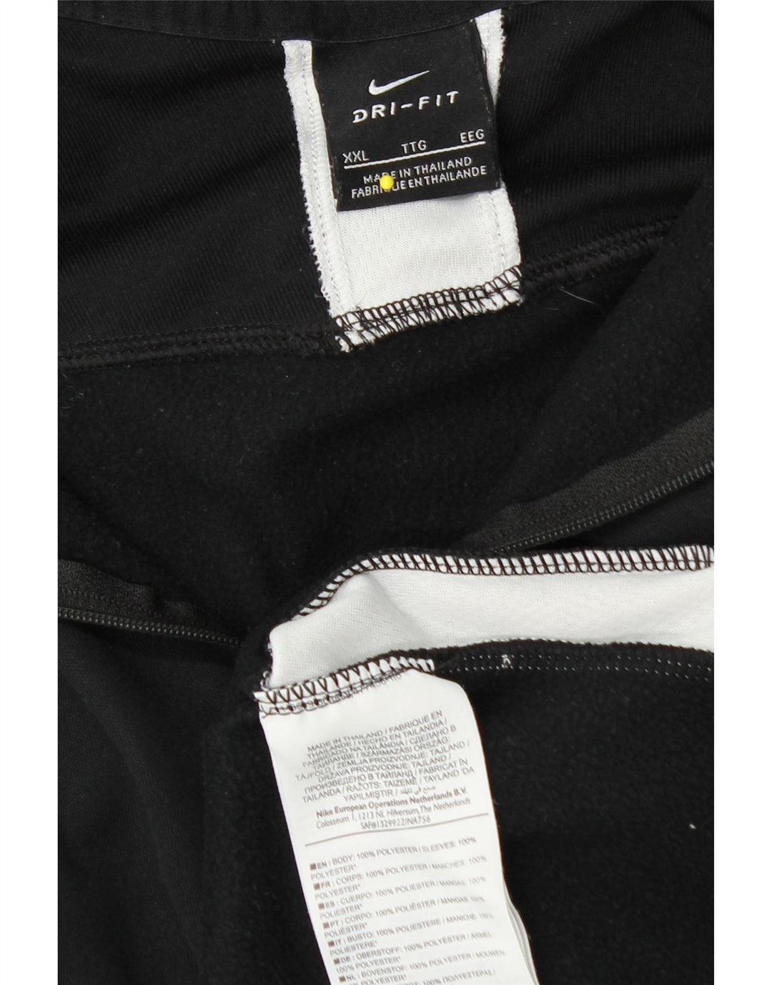 NIKE Muška trenirka Dri Fit Zip Neck Top 2XL Black Colourblock