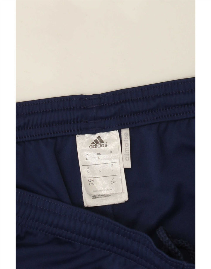 Adidas muške sportske kratke hlače Climalite velike tamnoplave poliesterske boje