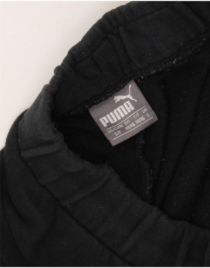 PUMA muške kratke sportske kratke hlače s grafičkim motivima male crne boje